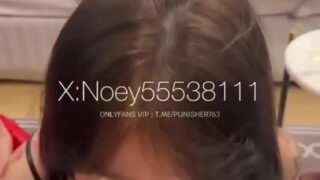 คลิปหลุดไทย noey55538111 น้องเนยหีขาวโดนแฟนทรงเอซอยยับก่อนอมควยมันส์